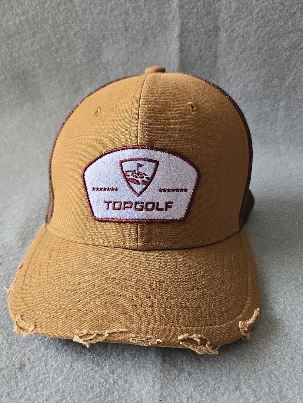 Callaway Top Golf Brown Mesh Trucker Fisherman Adjustable Hat